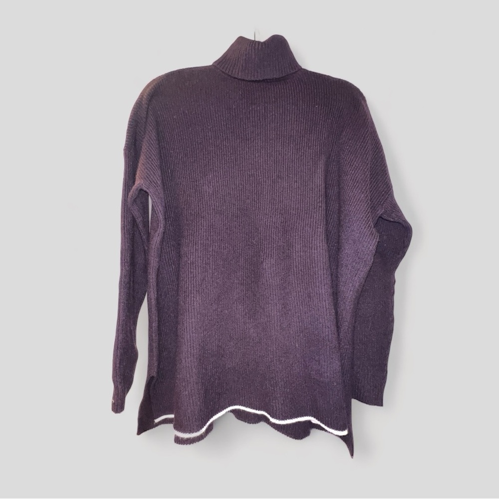 Ann Taylor Sweater Eggplant Purple M/L